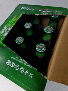 🍻喜力欧冠限定包装！500ml大瓶装整箱囤货太爽了！