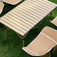 WhitePeak户外折叠桌椅蛋卷桌月亮椅子套装：户外生活的全能搭档