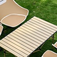 懒人露营神器：一秒折叠蛋卷桌