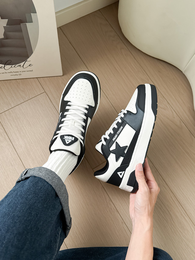 匹克态极910OG星星板鞋，防滑开箱评测