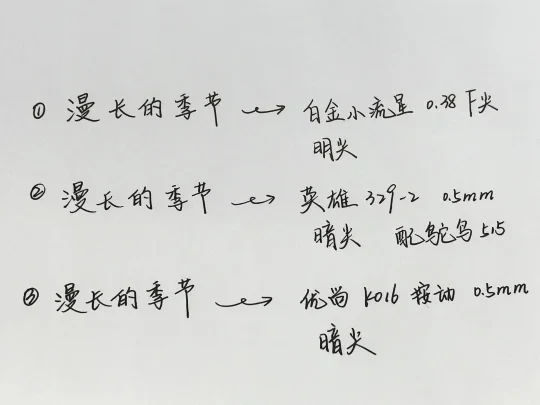 文具盘点||碎碎念一下手上的几只便宜钢笔