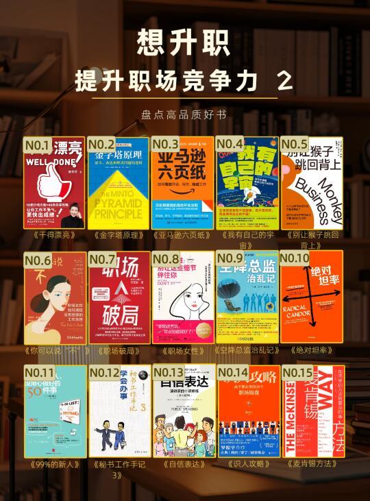 如何提升职场竞争力?书单来帮你破局🤝