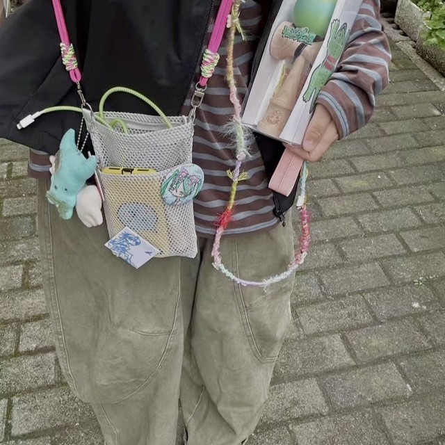 MUJI网眼小包没忍住跟了个风