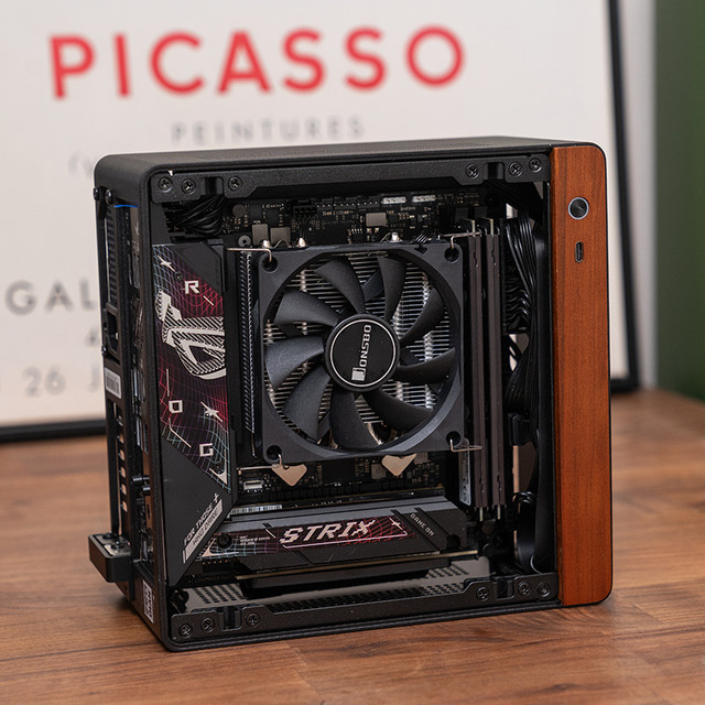 仅4.5L的3A主机，9600X+ROG B850-I+6500 LP+乔思伯NV10装机展示