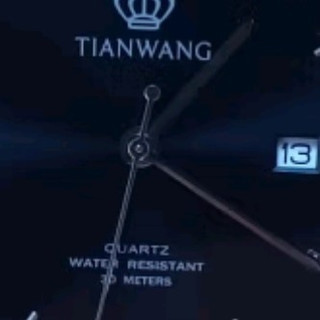 天王（TIAN WANG）手表男 沧海系列钢带石英男表学生手表黑色
