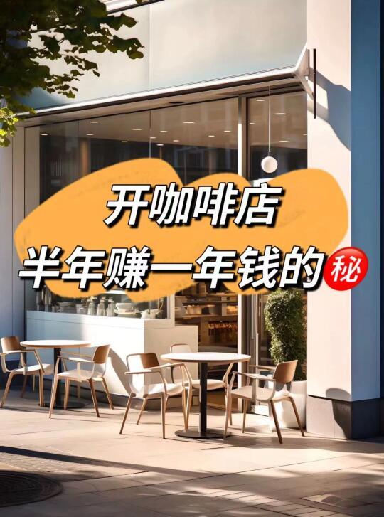 轻松开咖啡店半年翻一倍