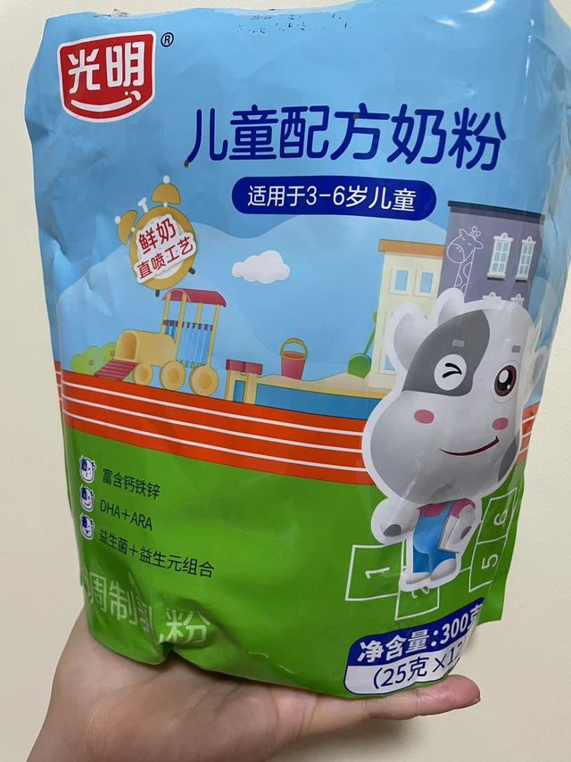 光明儿童奶粉，不错的配方奶粉