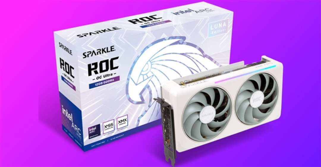 撼与Arc B580 ROC Luna OC Ultra终于发布!出厂超频2800MHz