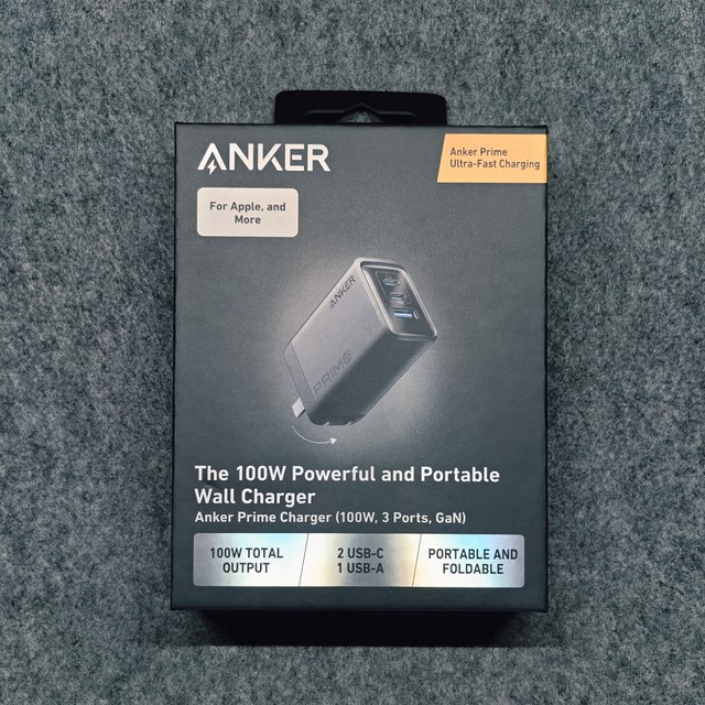 考“古”开箱丨Anker Prime 100W多口充电头