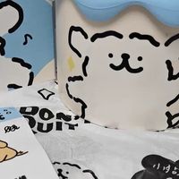 线条小狗马克杯：萌趣与实用兼备