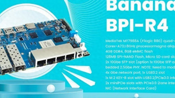 [Banana Pi BPI-R4] RDK 联发科推出Wi-Fi 7 宽带 CPE 的参考平台 
