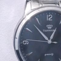 天王（TIAN WANG）国产手表男 沧海系列钢带石英男表