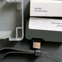 雷克沙1TB黑色Type-c USB3.2 移动固态硬盘GO传输速度1050MB/s 