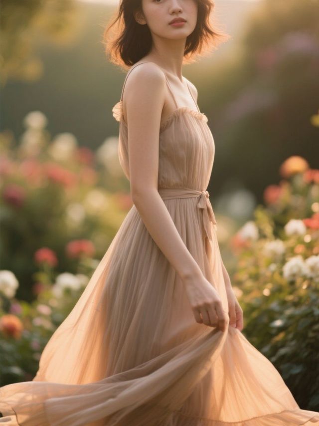 碎花裙与吊带裙的夏日搭配