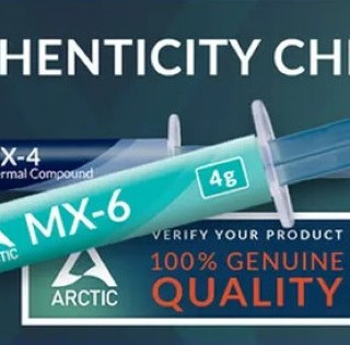 杜绝假货：Arctic 宣布为 MX 4 / MX6 硅脂升级防伪
