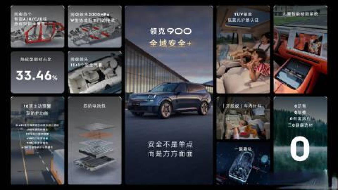 领克900颠覆六座SUV标准：空间重构与全维安全守护家庭出行
