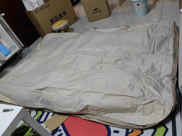 挪客 畅悠桃皮绒双人充气床垫