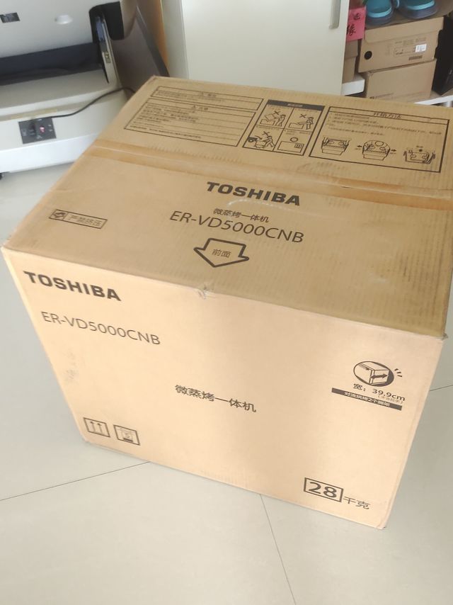 东芝ER-VD5000水波炉开箱
