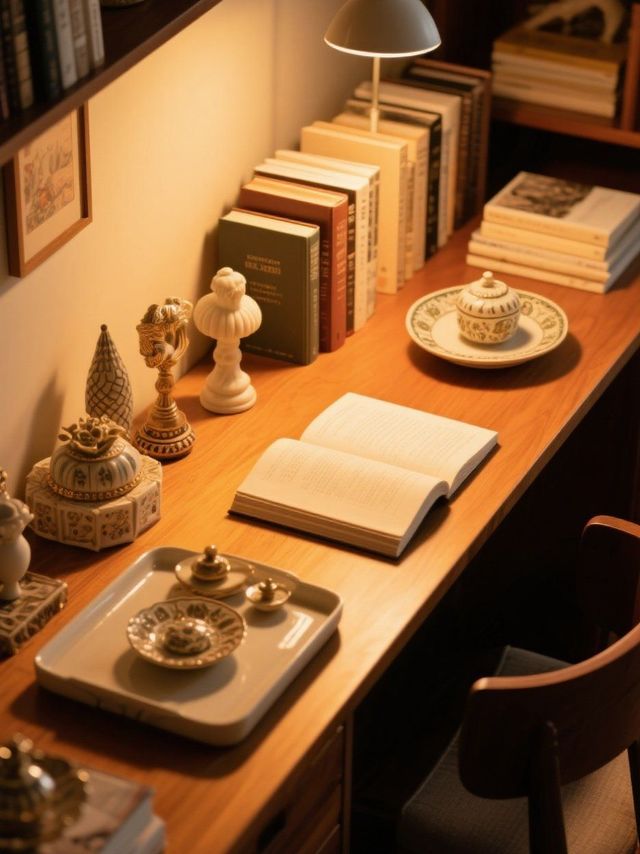 桌搭摆件，点亮你的书房角落