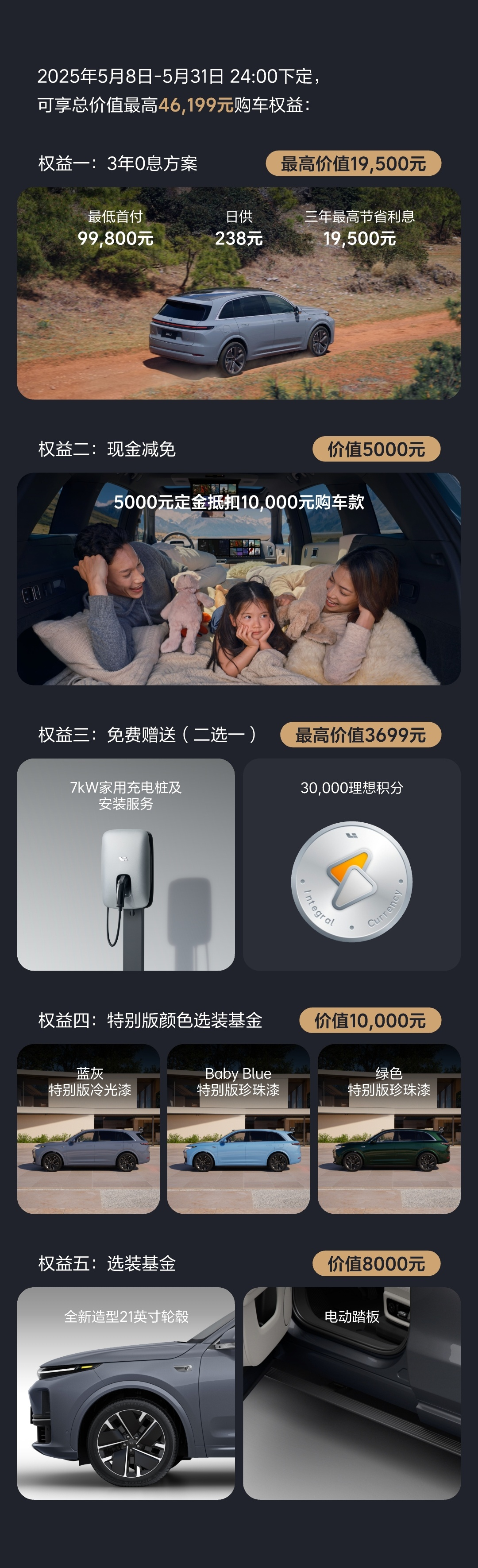 理想L系列智能焕新版上市,所有车型加量不加价