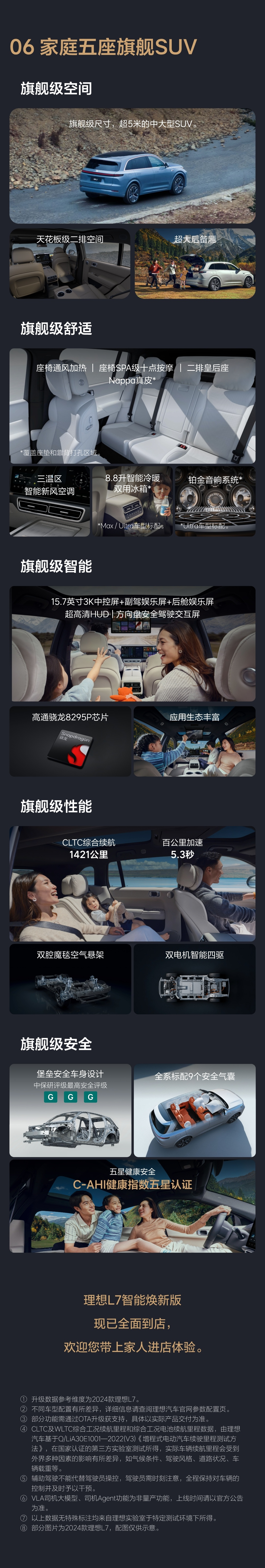 理想L系列智能焕新版上市,所有车型加量不加价