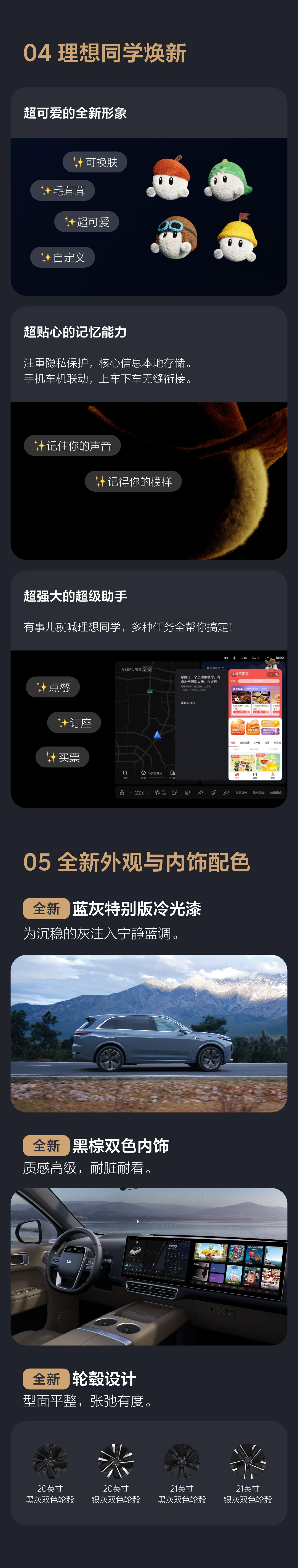 理想L系列智能焕新版上市,所有车型加量不加价