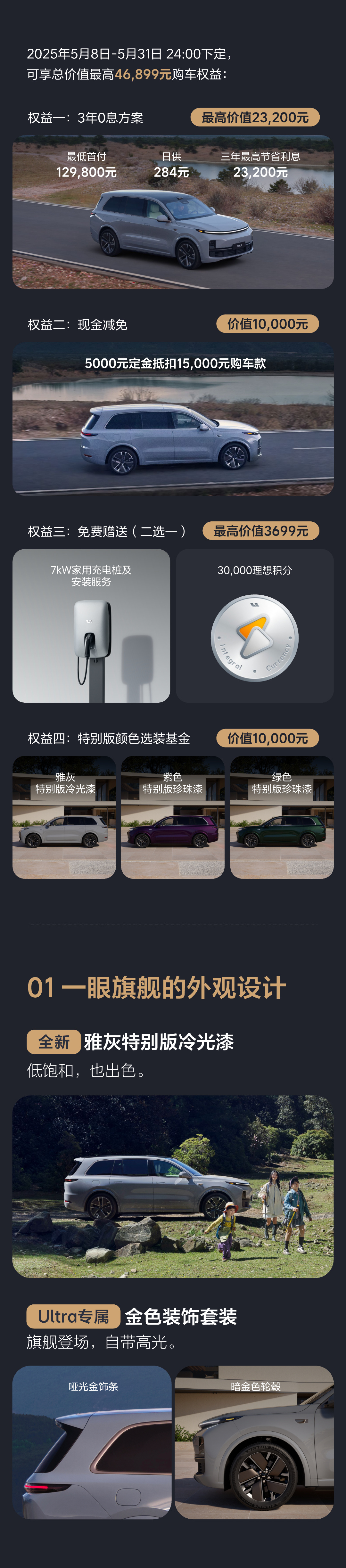 理想L系列智能焕新版上市,所有车型加量不加价