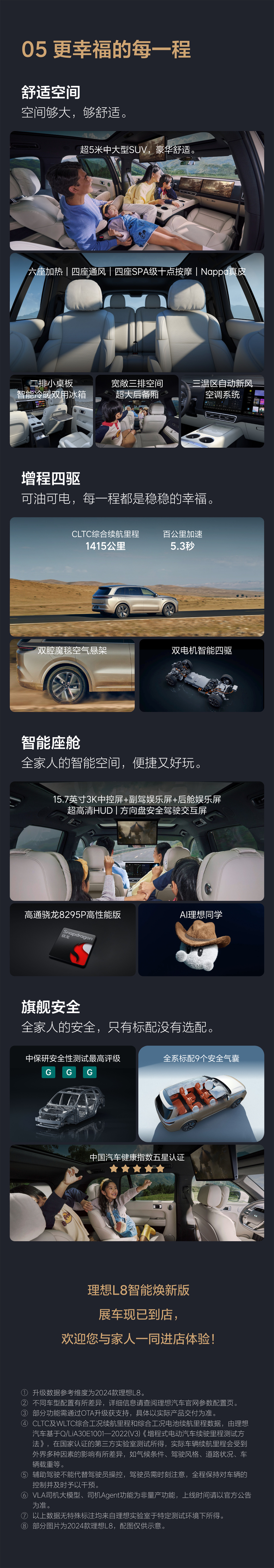 理想L系列智能焕新版上市,所有车型加量不加价