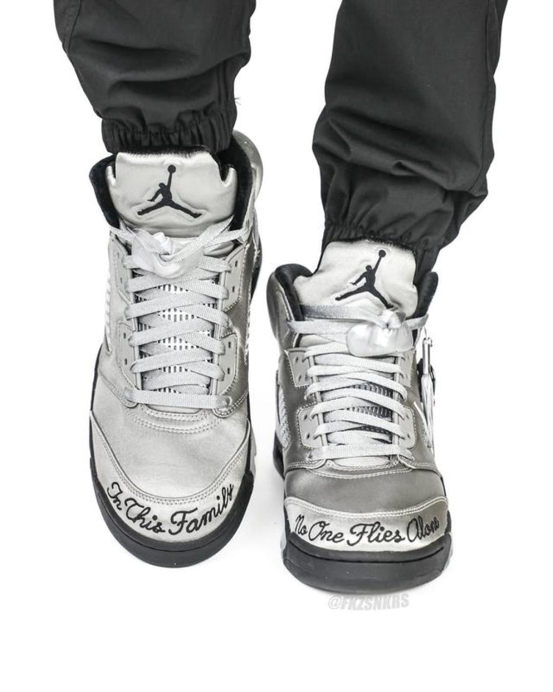 Jordan Wings十周年丝绸AJ5登场 多款缎面新品即将发售