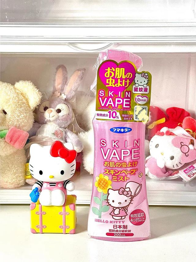 夏日救星！日本未来VAPE驱蚊水喷雾粉色蜜桃味来袭