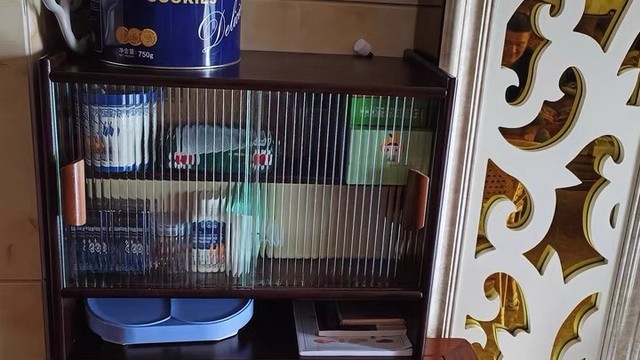 实木杯架，我的桌面新宠，防尘置物架