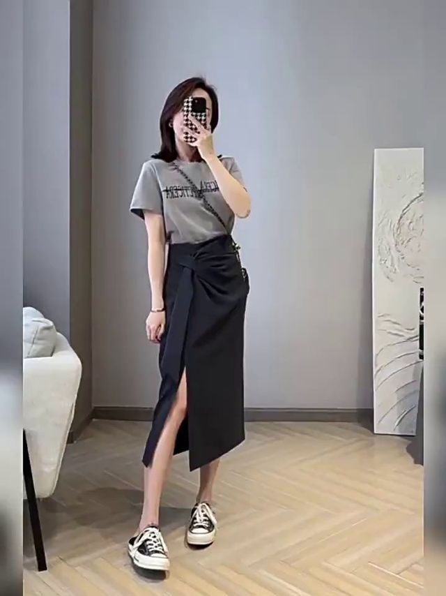 半身裙两件套装 女生夏季运动新宠
