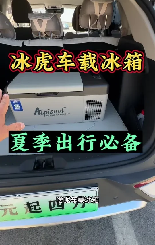 冰虎车载冰箱出行必备夏天冬天都可用 效果嘎嘎的，下单链接在视频下方，感谢支持！#汽车好物 #车载冰箱 #冰虎车载冰箱 #元plus #比亚迪元plus