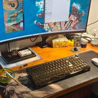 AOC K98键盘：透明设计与硬核实力