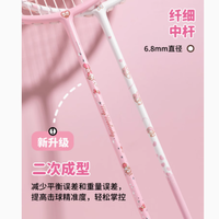 邂逅梦幻，挥拍灵动——三丽鸥联名帕恰狗美乐蒂羽毛球拍