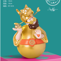爱蒂可四喜财神爷不倒翁：萌趣招财，好运相伴