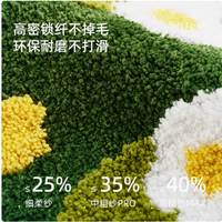 Mjia 旗舰店米嘉浴室毛绒地垫，打造舒适家居新体验