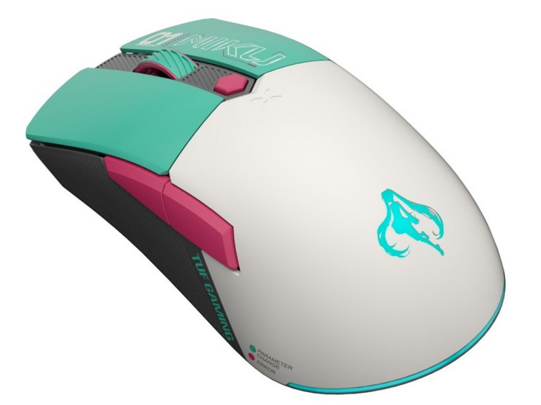 华硕发布 TUF GAMING x 初音未来联名款键鼠、耳机等新品