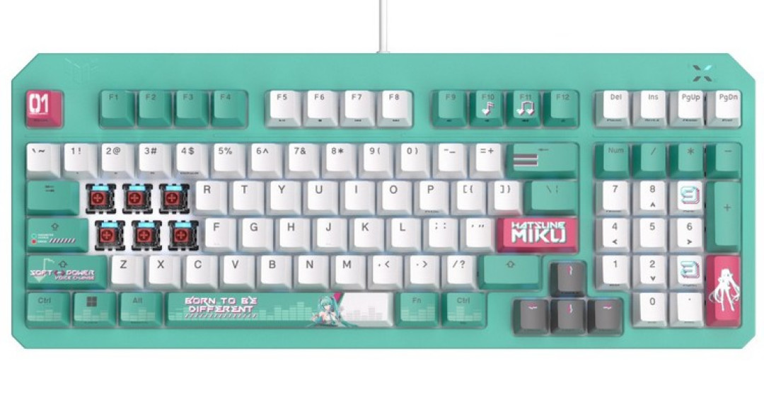 华硕发布 TUF GAMING x 初音未来联名款键鼠、耳机等新品