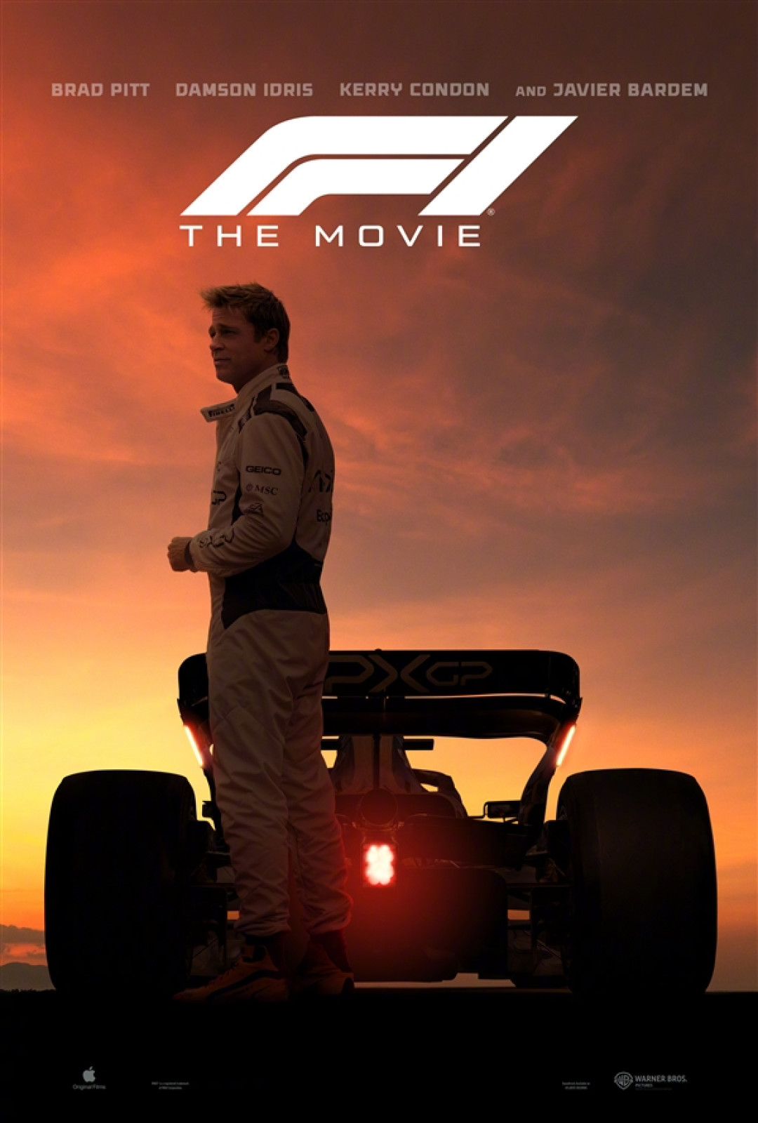 苹果打造!《F1:赛道风云》新预告/海报发布:皮特主演、汉密尔顿出演