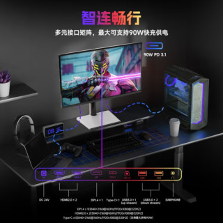 4K@160Hz/FHD@320Hz、Type-c 90W：KTC 27英寸双模 Fast-IPS 电竞显示器 H27P6 上架，首发低至1599元