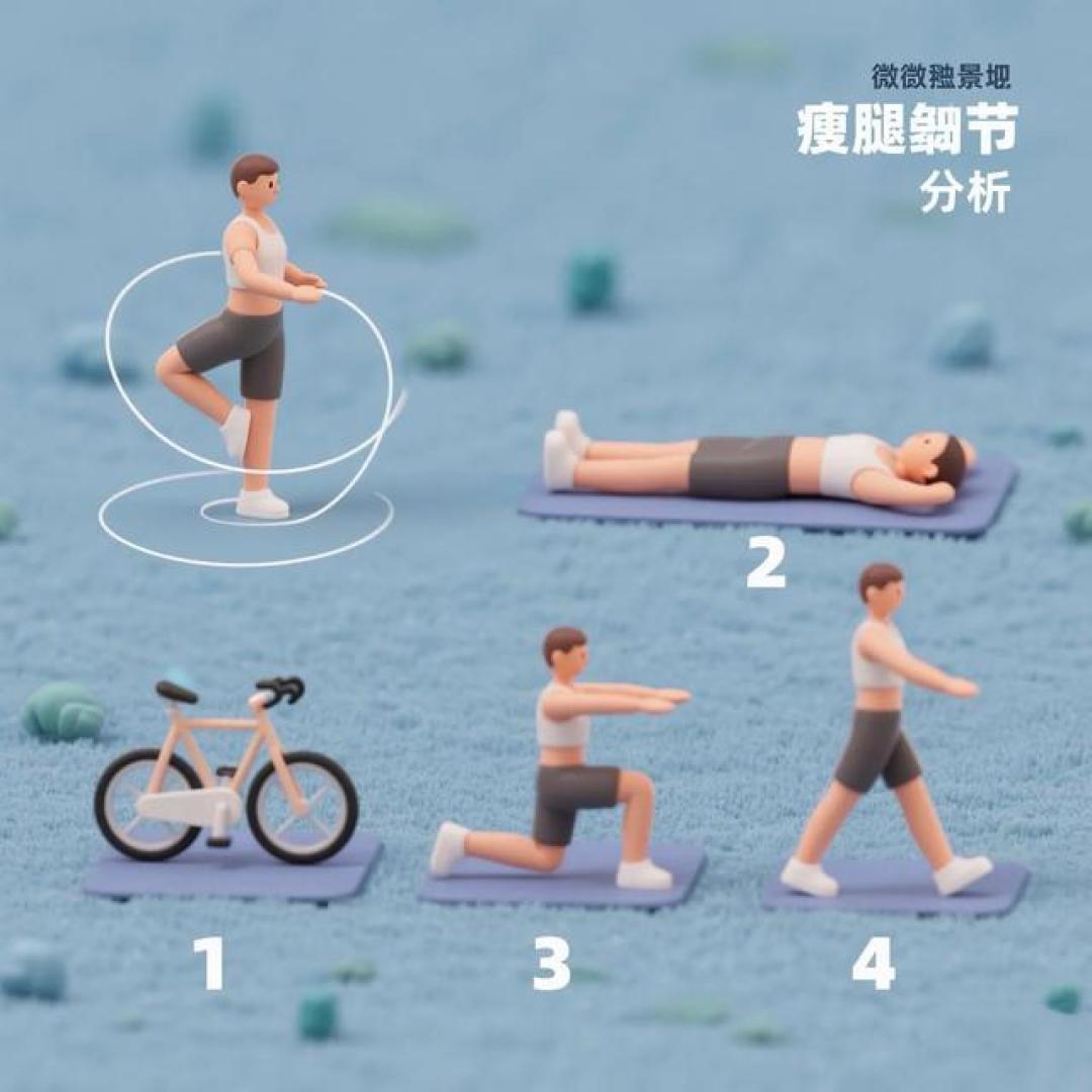 10分钟居家瘦腿全攻略：三周见效动作+饮食作息科学指南