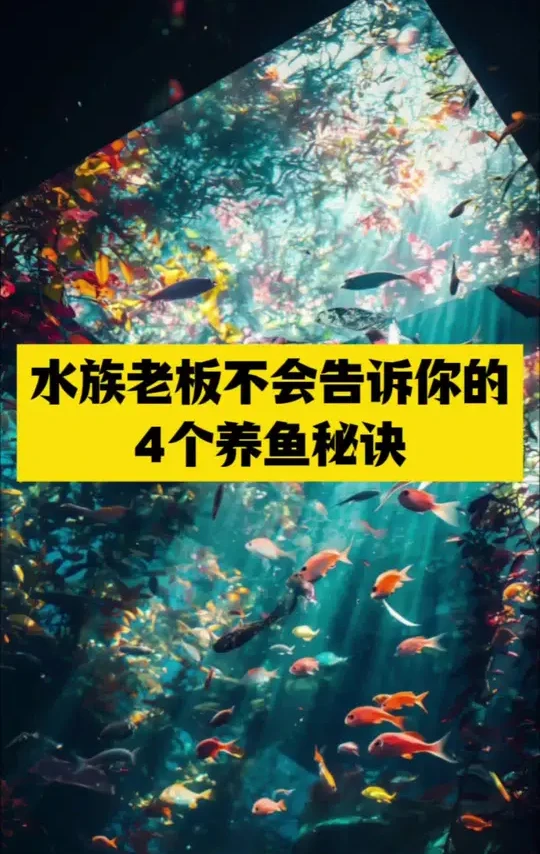 水族店老板绝对不会告诉你的4个喂鱼秘诀#养鱼经验分享 #养鱼小知识#新手养鱼 #观赏鱼 #养鱼日记