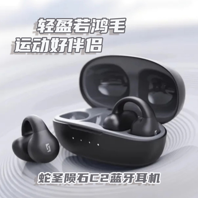 轻盈如鸿毛，运动好伴侣，音质动人心 | 蛇圣陨石C2蓝牙耳机