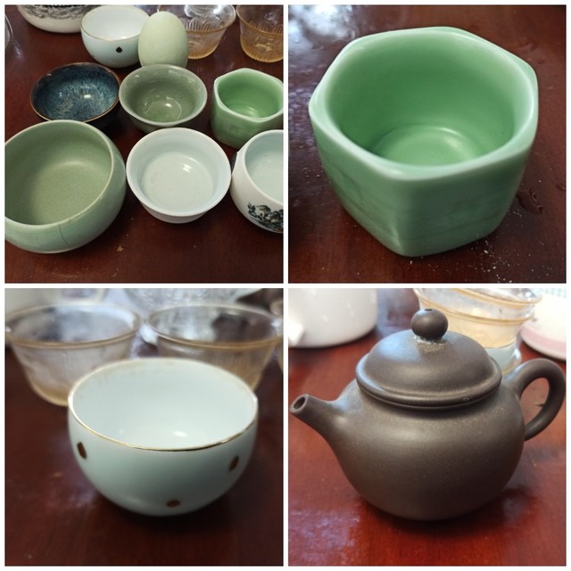 一大群茶杯开会啦！我家阳台的夏日茶事