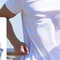 高性价比运动好物——迪卡侬RUNM2501429白色速干衣