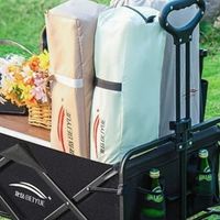 北岳露营车户外折叠推车体验