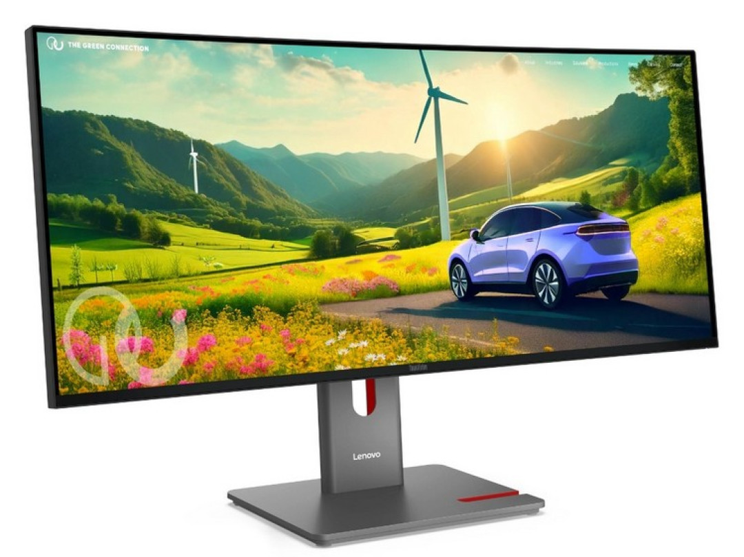 联想发布 ThinkVision P34WD / T34WD-40 两款新显示器,超宽曲面屏,120Hz 高刷、全功能USB-C