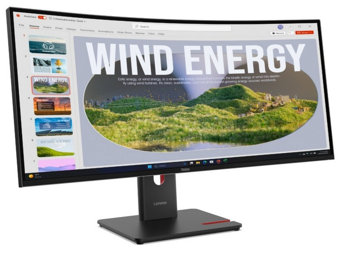联想发布 ThinkVision P34WD / T34WD-40 两款新显示器,超宽曲面屏,120Hz 高刷、全功能USB-C