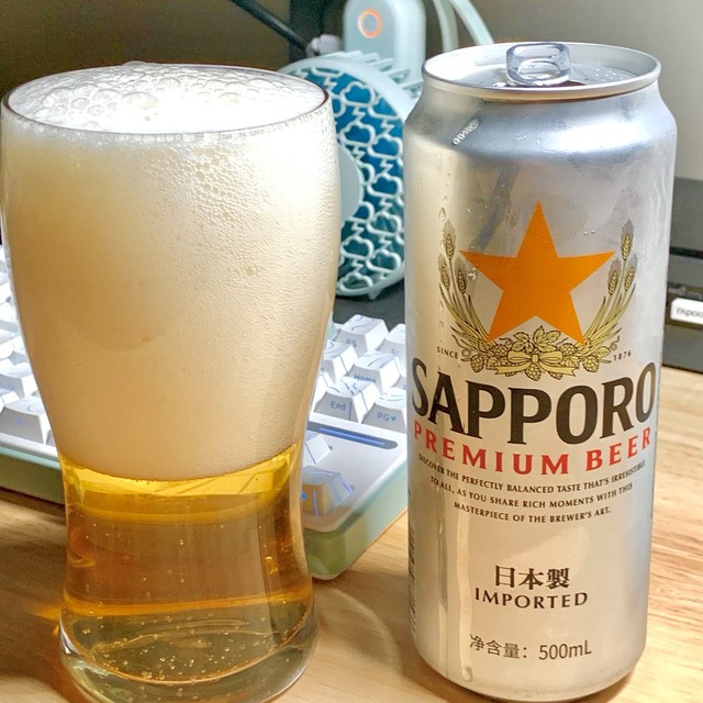 🍺北海道冰川泉酿的快乐！三宝乐啤酒一口入魂～